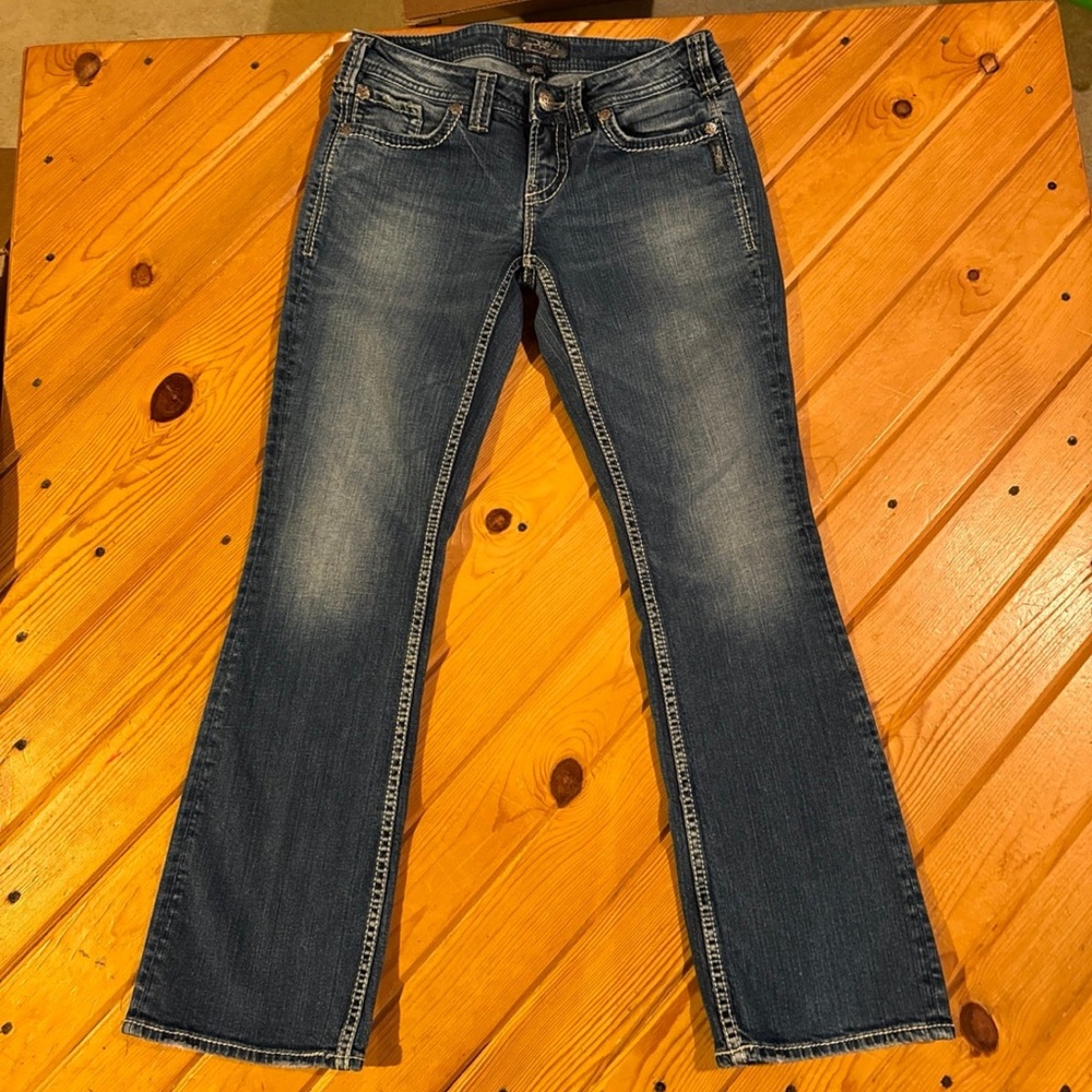 Silver jeans